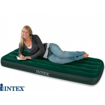 ORIGINAL INTEX-68757 AIRBED, MATTRESS WITH FREE MANUAL AIR PUMP On 56% Discounted Rate SEEN ON TV PRICE Rs.6290/-